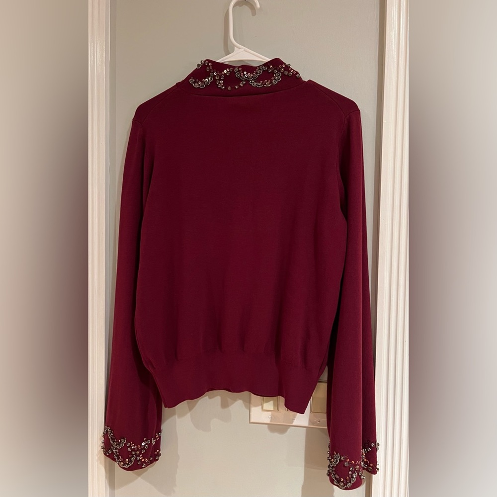Beautiful Beaded Ann Taylor Sweater